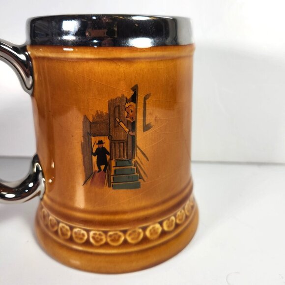 Lord Nelson Ware Beer Stein Mug Elijah Cotton Stafford England Vintage 70s - Picture 4 of 7